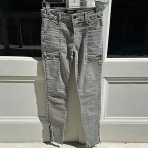 J Brand Vintage Olive Green Ankle Jeans